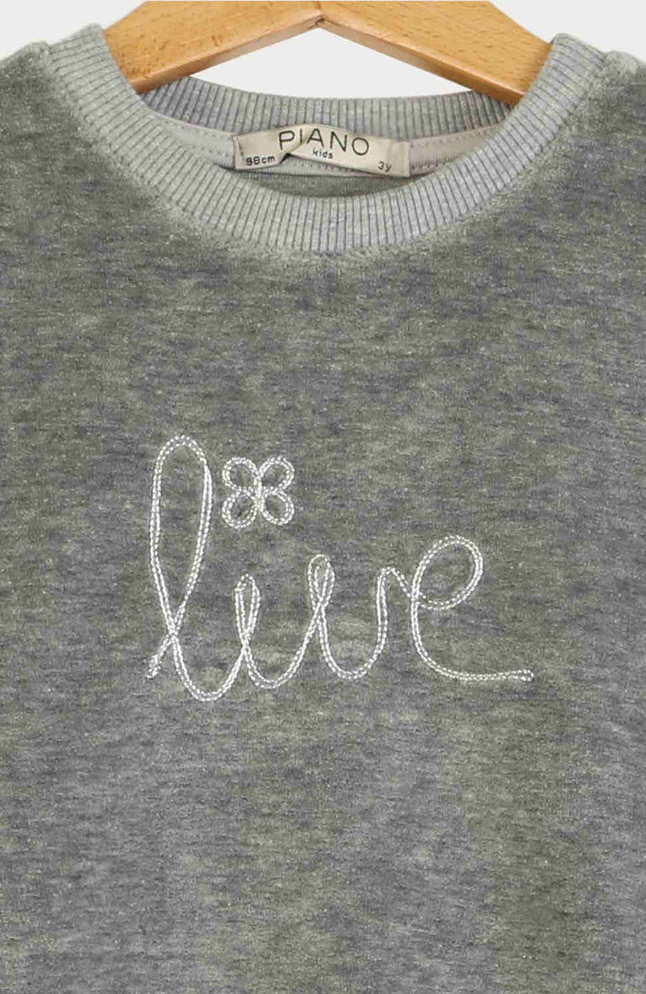 بلوز مخمل آستین افتاده