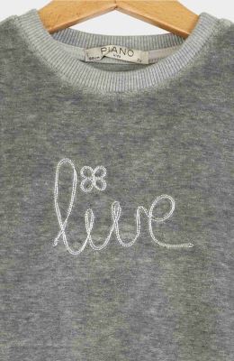 بلوز مخمل آستین افتاده