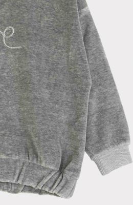 بلوز مخمل آستین افتاده