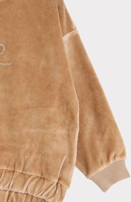 بلوز مخمل آستین افتاده