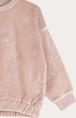 بلوز مخمل آستین افتاده