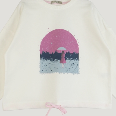 بلوز دورس لایکرا گت دار (ست با کد 10161)