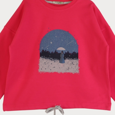 بلوز دورس لایکرا گت دار (ست با کد 10161)