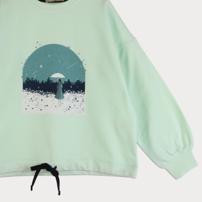 بلوز دورس لایکرا گت دار (ست با کد 10161)