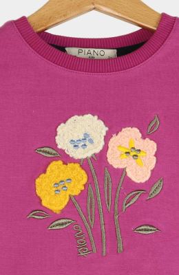 نیم تنه دورس لایکرا آستین بلند (ست با کد 10168)