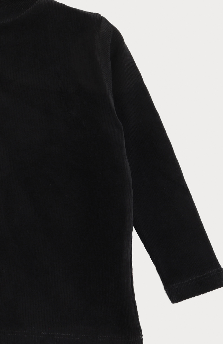 بلوز مخمل کبریتی یقه سه سانت