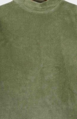 بلوز مخمل کبریتی یقه سه سانت