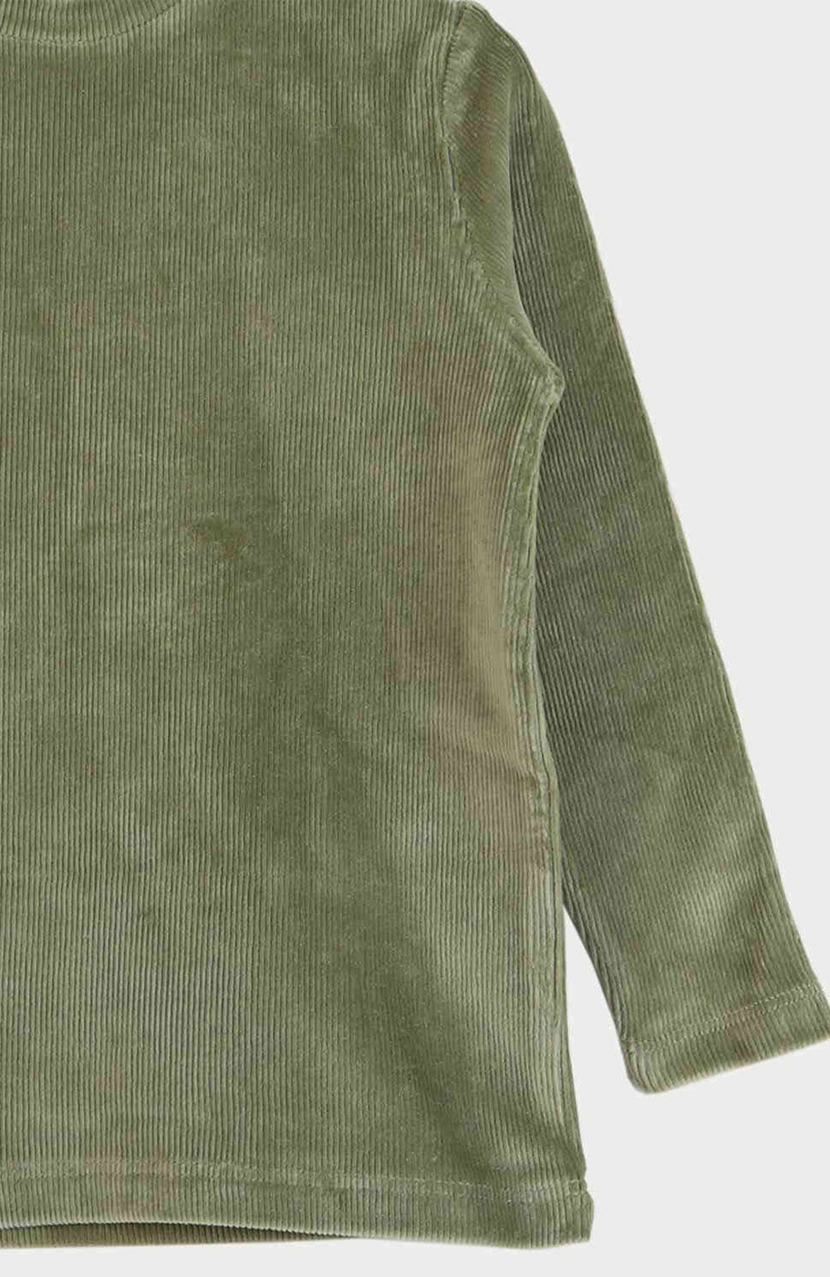 بلوز مخمل کبریتی یقه سه سانت