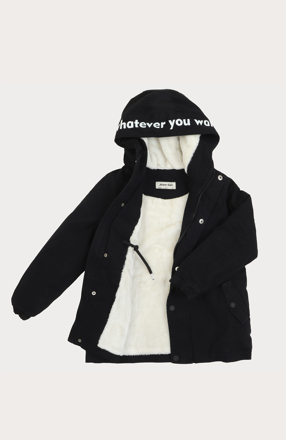 کاپشن کتان داخل پولیش دار