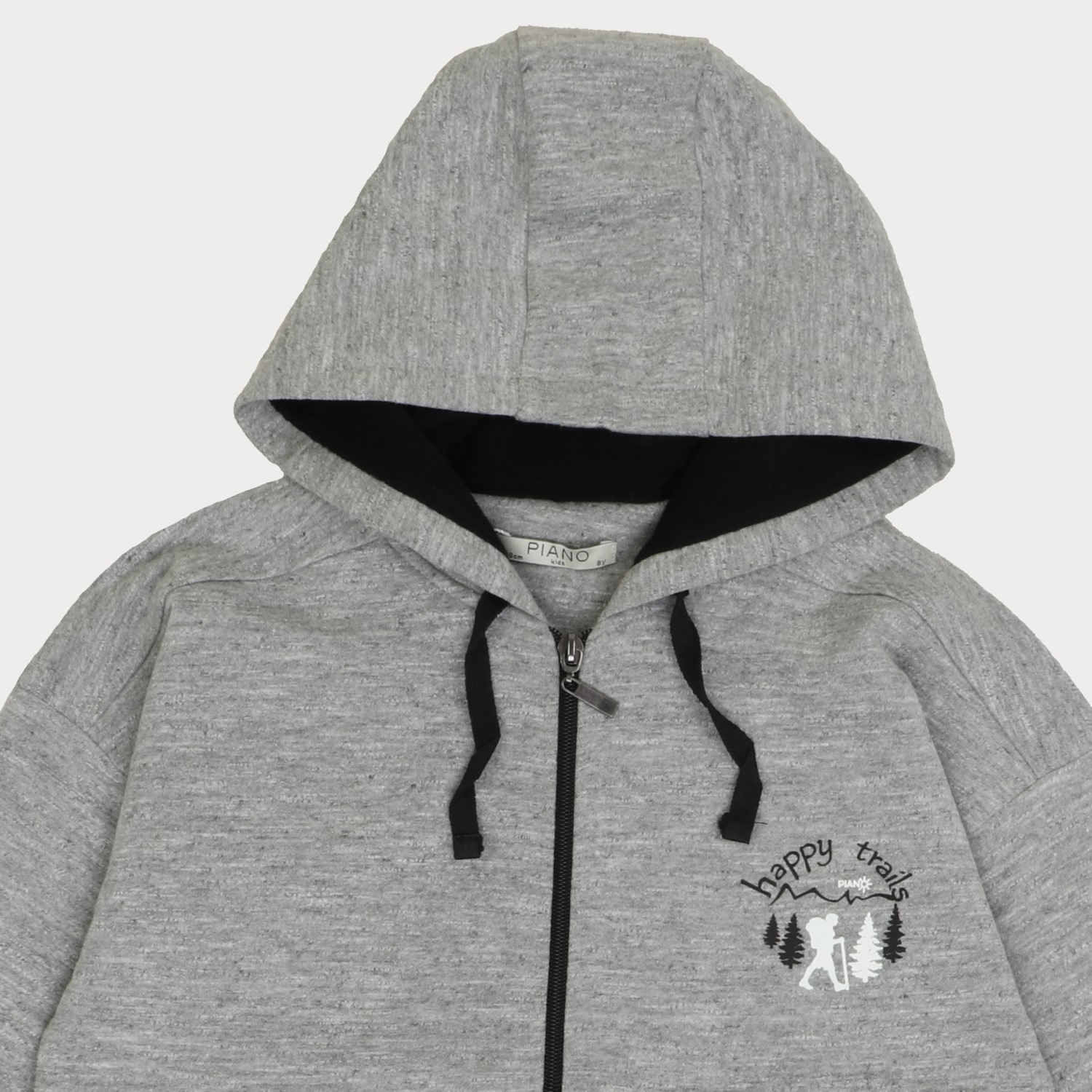 سوییت شرت آستین افتاده دورس 3 نخ افکت دار