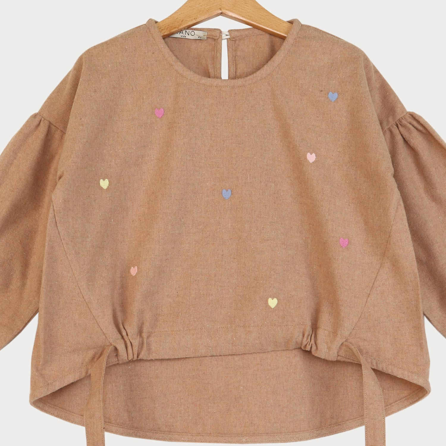 بلوز فلانل پیش گت دار