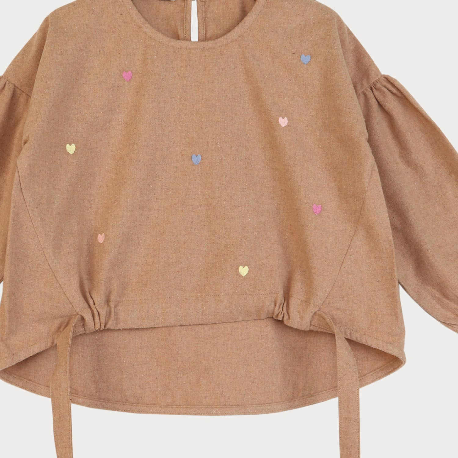 بلوز فلانل پیش گت دار