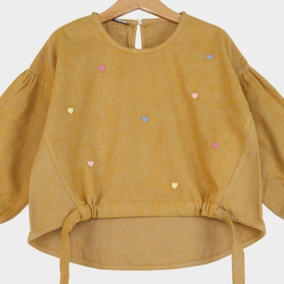 بلوز فلانل پیش گت دار