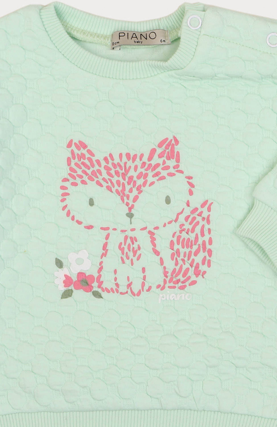 بلوز و شلوار ژاکارد حبابی نوزادی