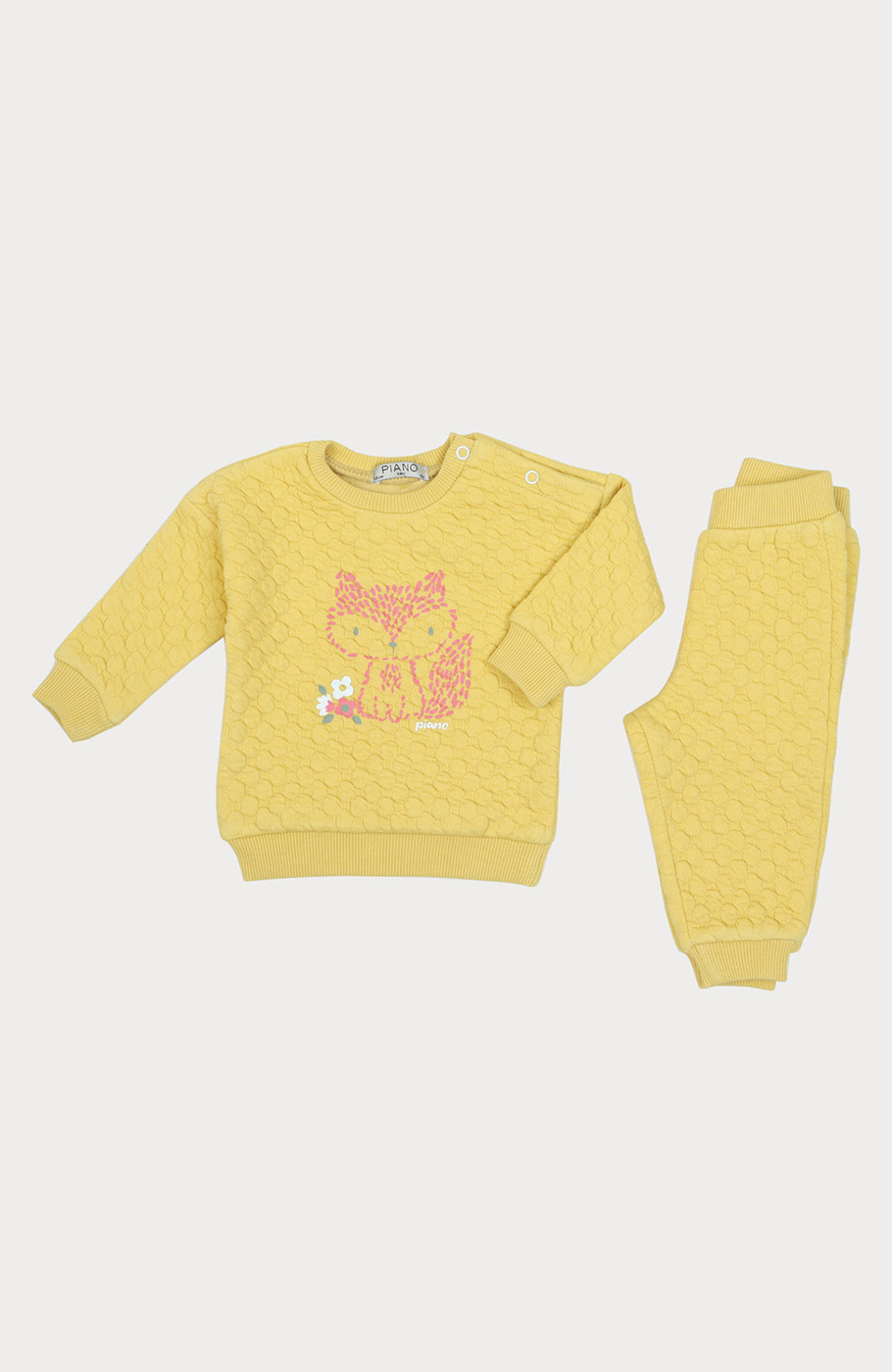 بلوز و شلوار ژاکارد حبابی نوزادی