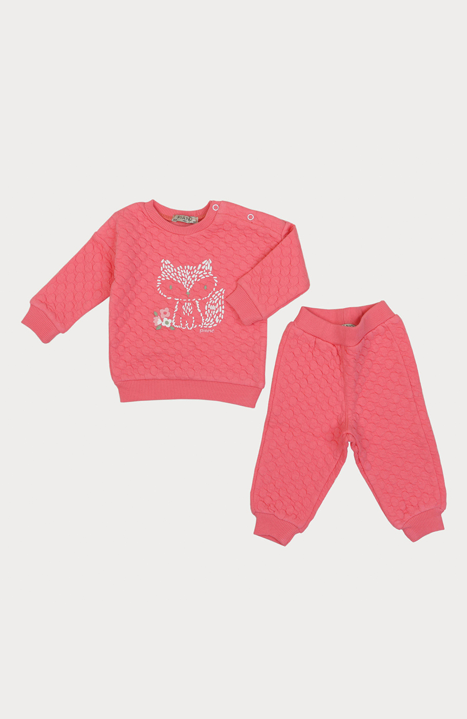 بلوز و شلوار ژاکارد حبابی نوزادی