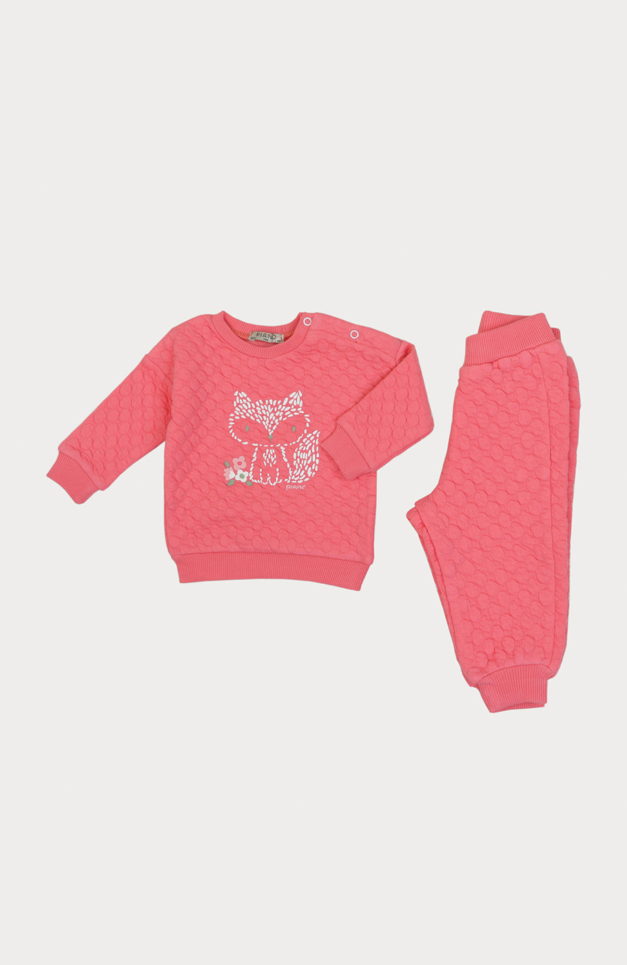 بلوز و شلوار ژاکارد حبابی نوزادی