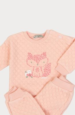 بلوز و شلوار ژاکارد حبابی نوزادی