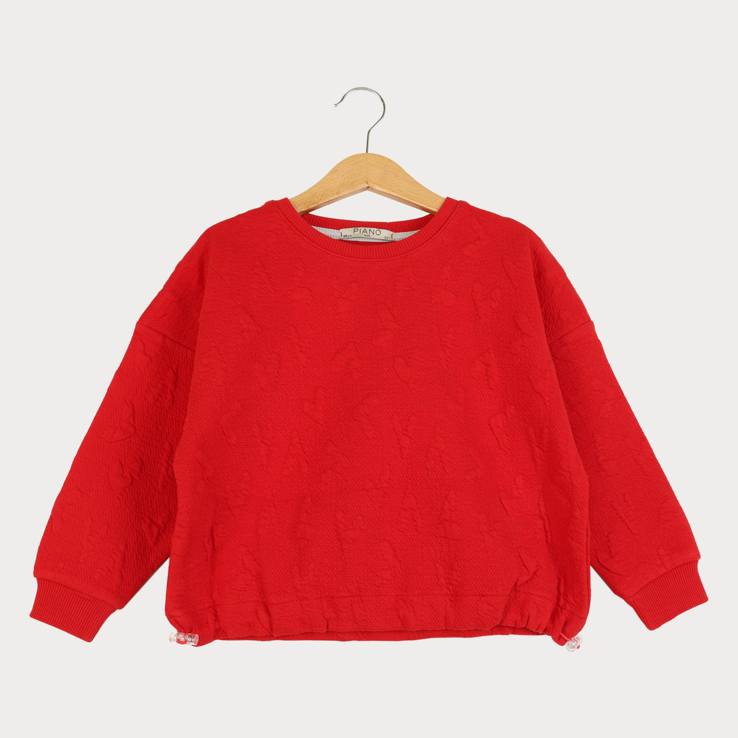 بلوز ژاکارد قلبی