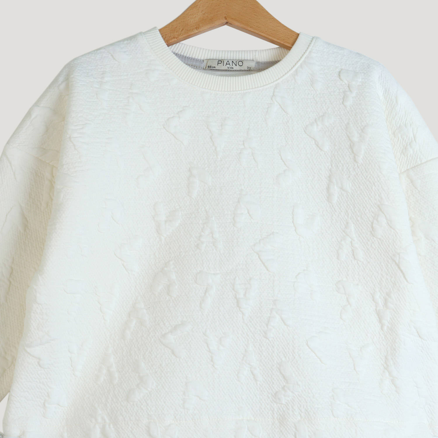 بلوز ژاکارد قلبی