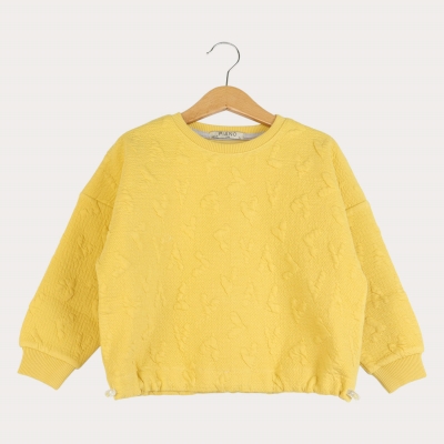 بلوز ژاکارد قلبی