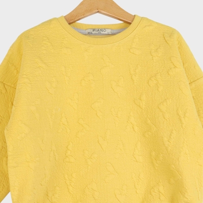 بلوز ژاکارد قلبی