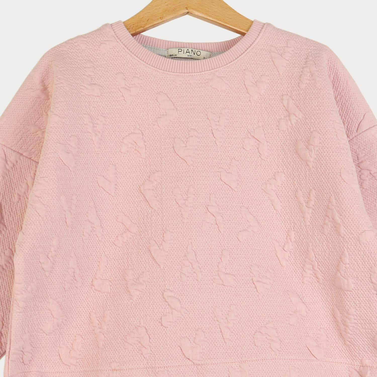 بلوز ژاکارد قلبی