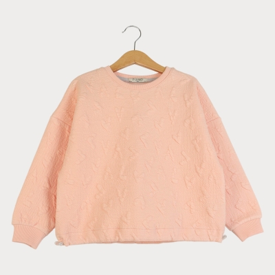 بلوز ژاکارد قلبی