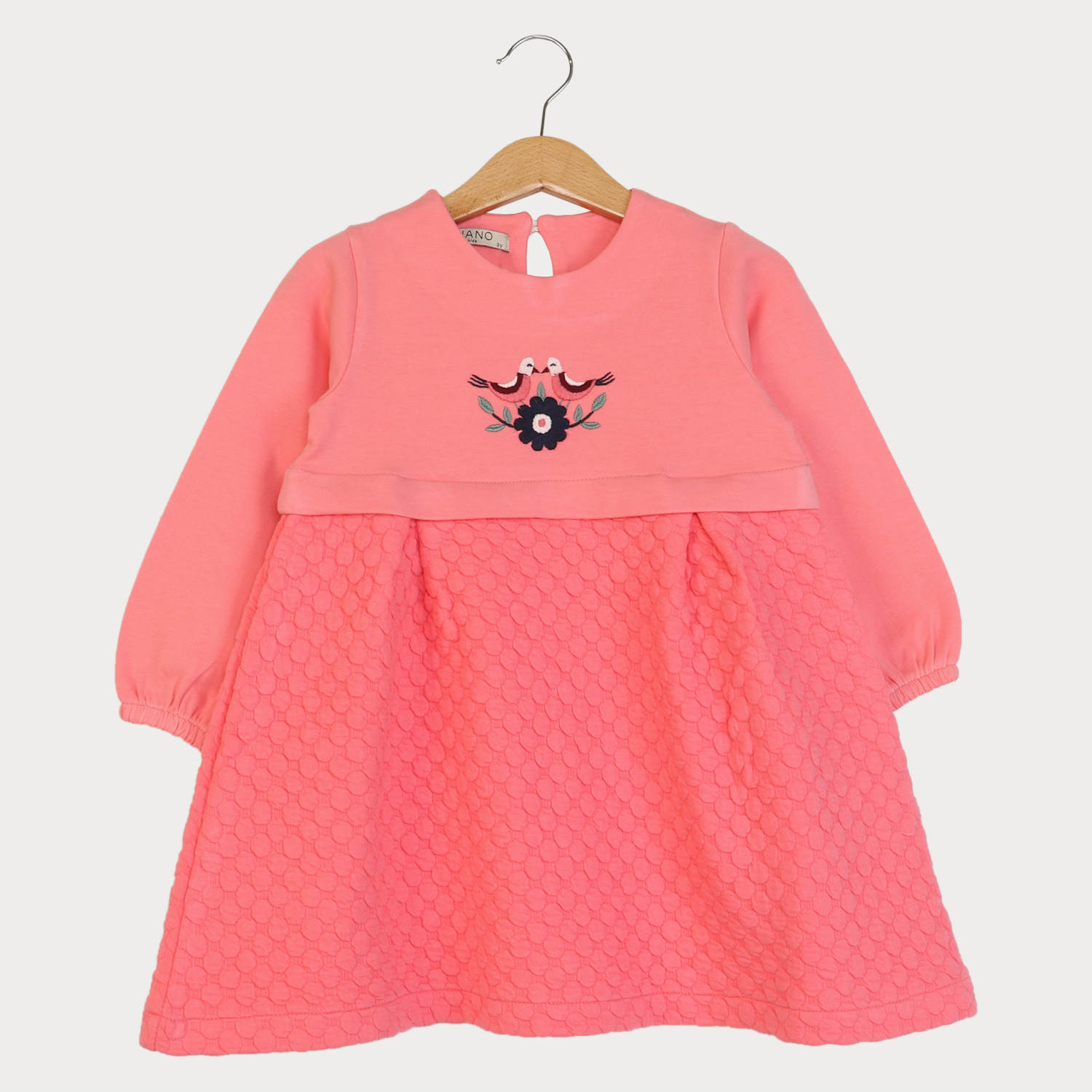 پیراهن دورس و ژاکارد حبابی