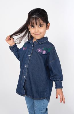 شومیز جین آستین بلند