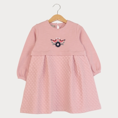 پیراهن دورس و ژاکارد حبابی