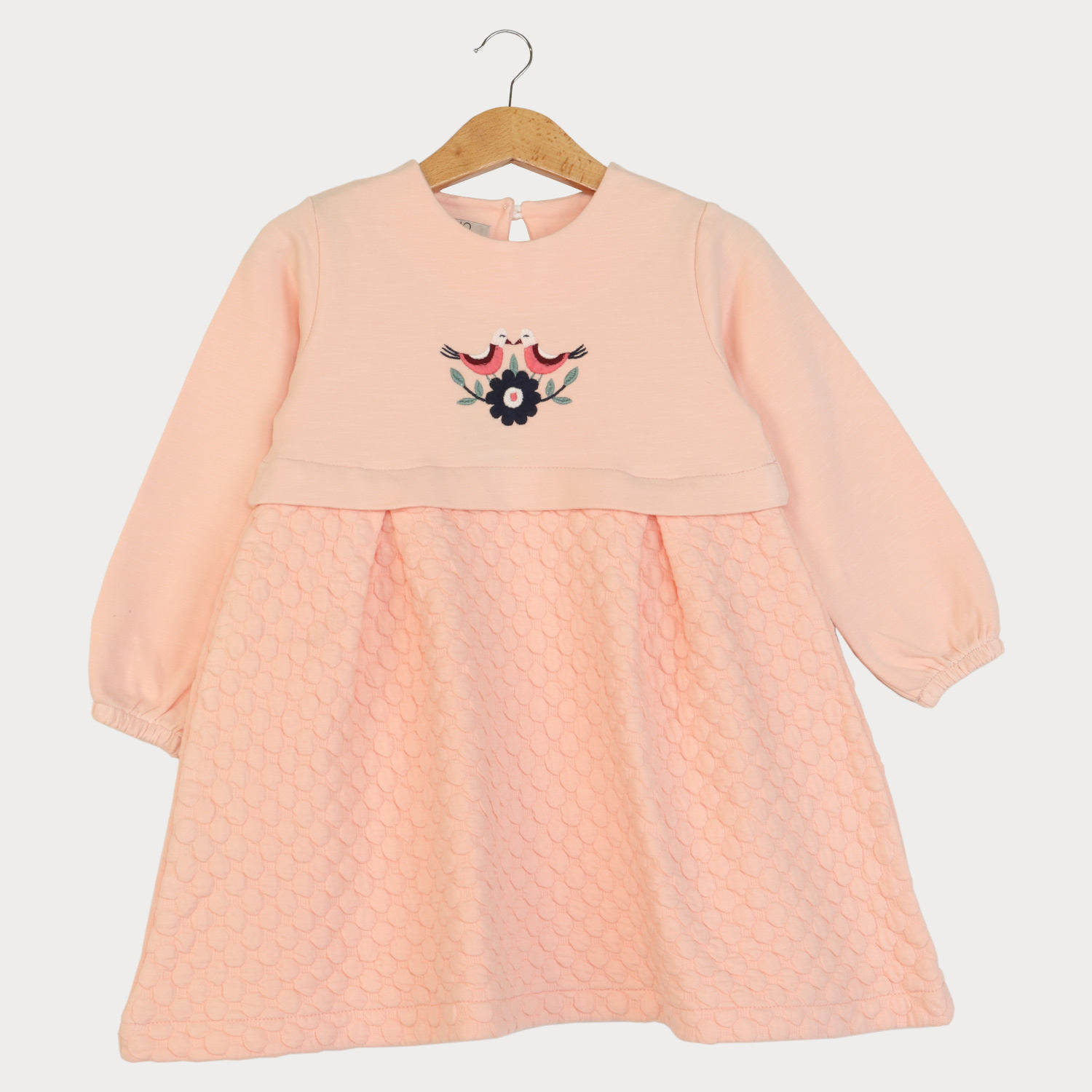 پیراهن دورس و ژاکارد حبابی