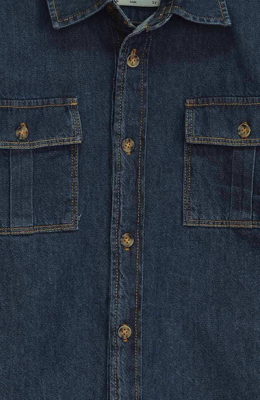 شومیز جین آستین بلند