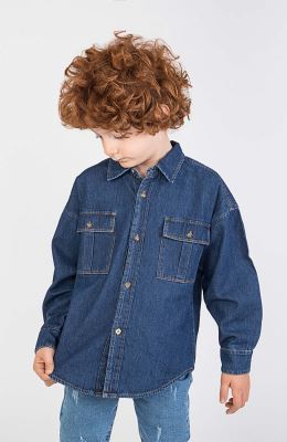 شومیز جین آستین بلند