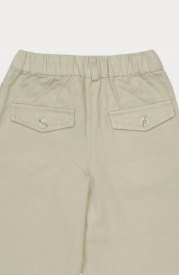 شلوار کتان پیلی دار