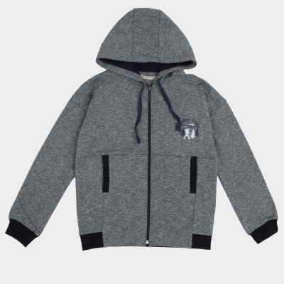 سوییت شرت آستین افتاده دورس 3 نخ افکت دار