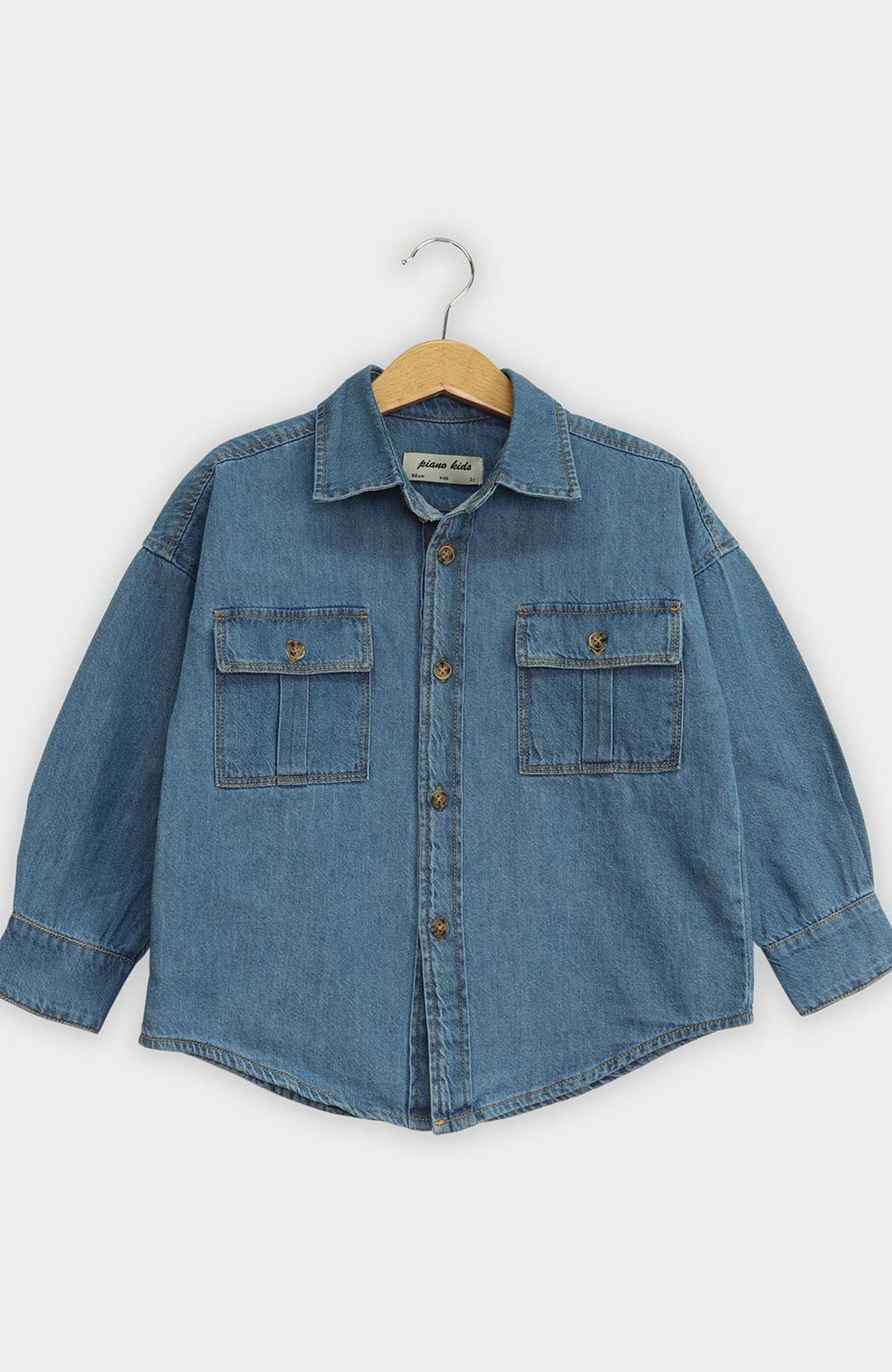 شومیز جین آستین بلند