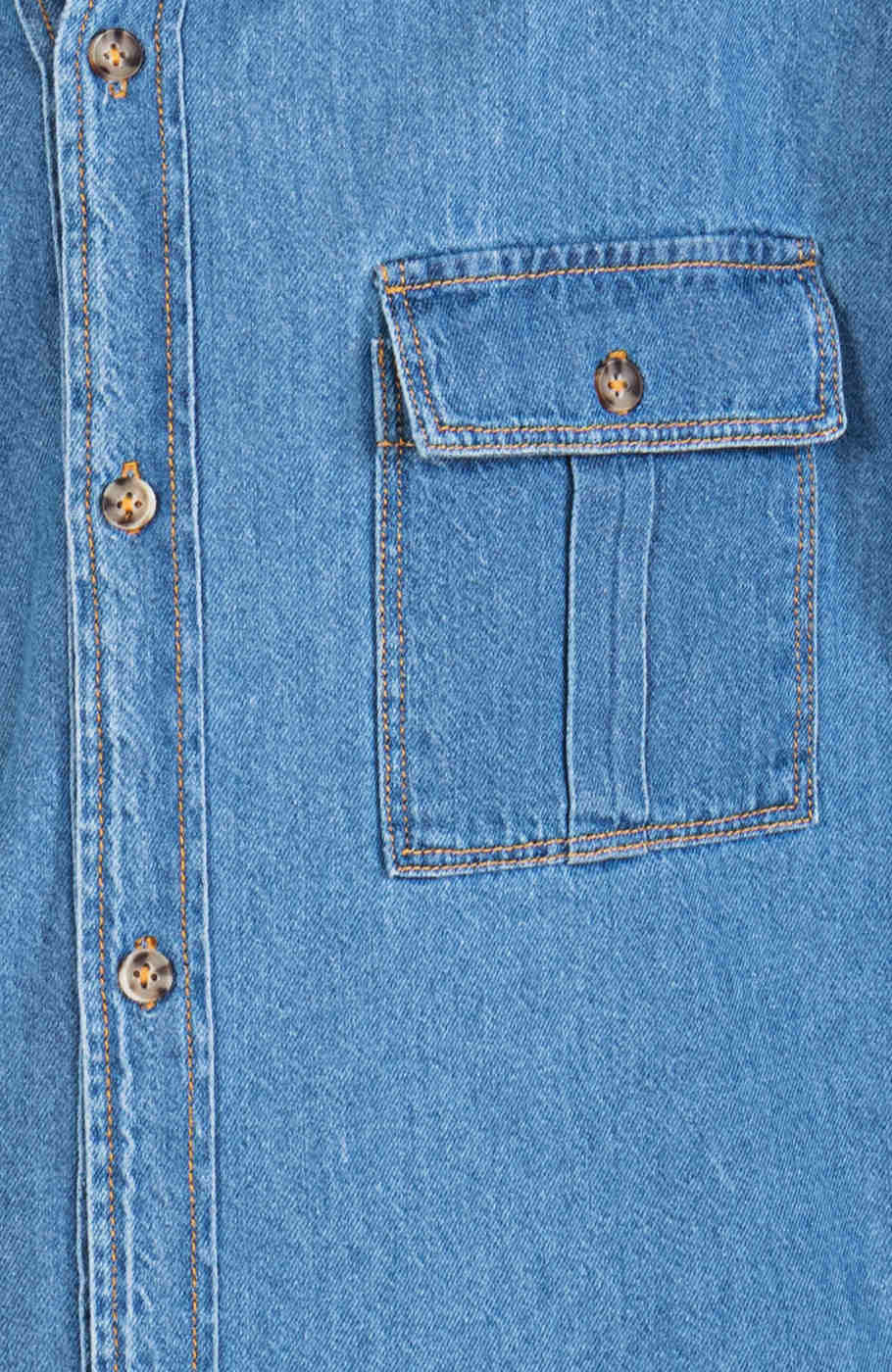 شومیز جین آستین بلند