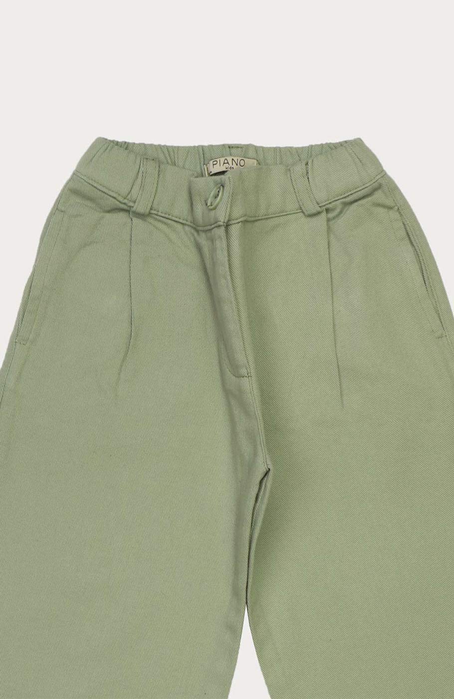 شلوار کتان پیلی دار