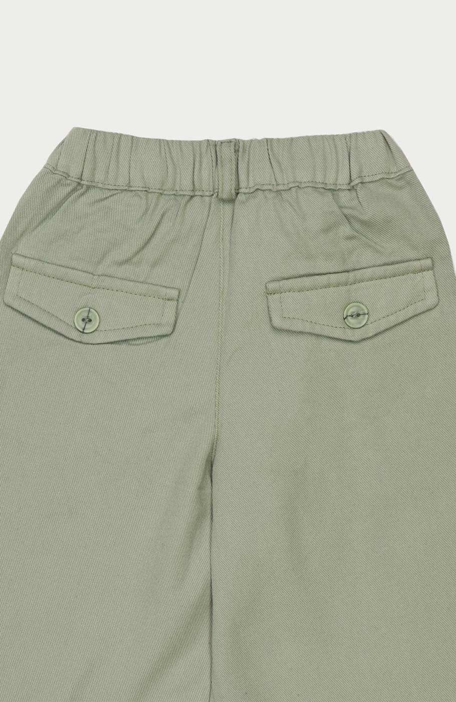 شلوار کتان پیلی دار