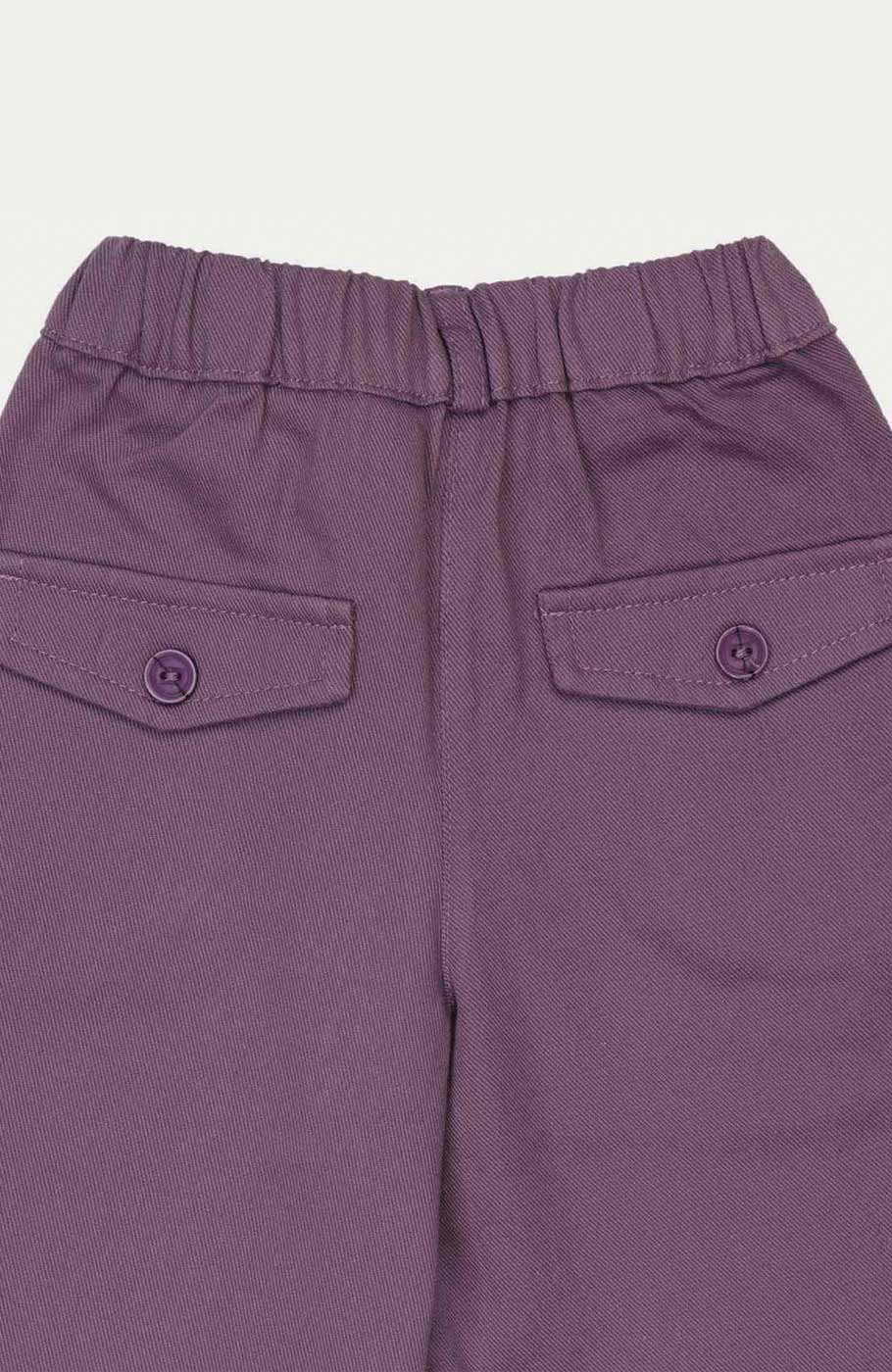 شلوار کتان پیلی دار