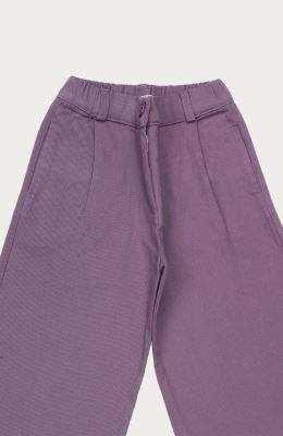 شلوار کتان پیلی دار