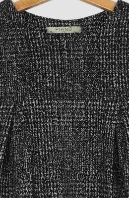 سارافون ژاکارد برفکی پیلی دار