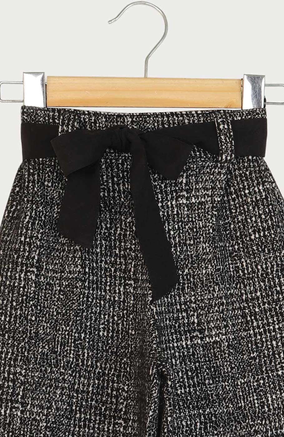 شلوار ژاکارد برفکی