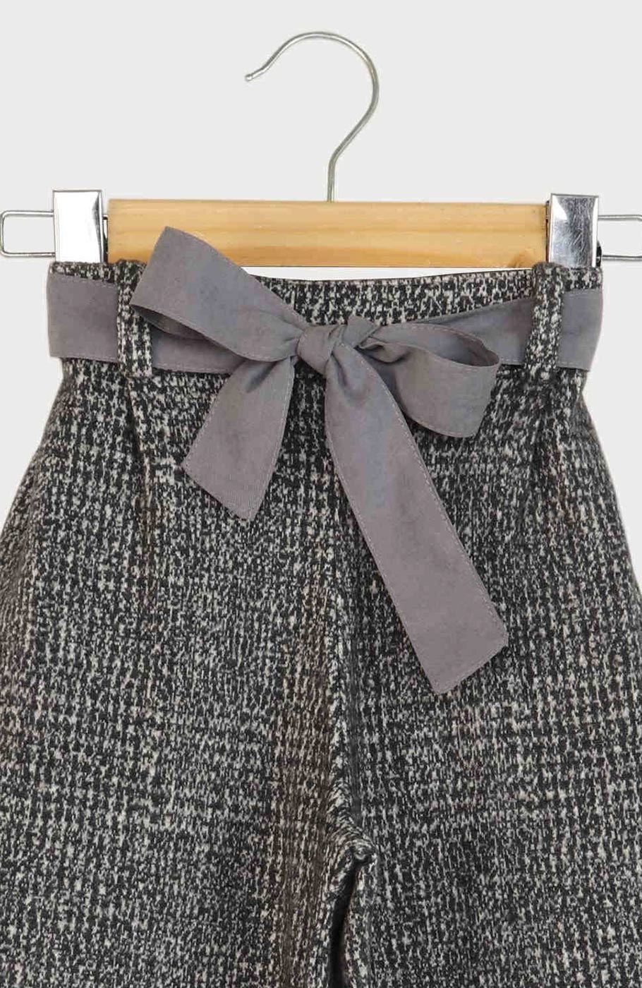 شلوار ژاکارد برفکی