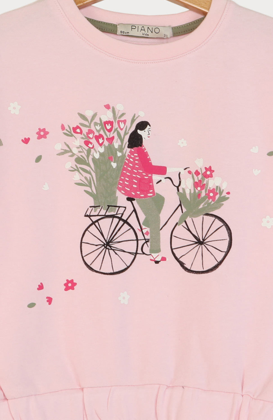 بلوز نیم تنه دورس دو نخ (ست با کد 10192)