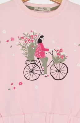 بلوز نیم تنه دورس دو نخ (ست با کد 10192)