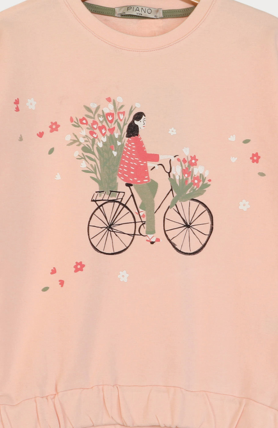 بلوز نیم تنه دورس دو نخ (ست با کد 10192)