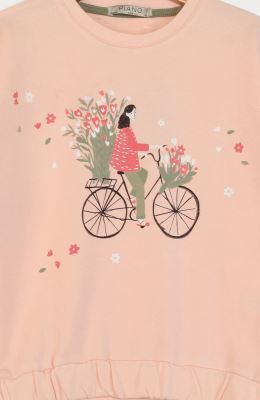 بلوز نیم تنه دورس دو نخ (ست با کد 10192)