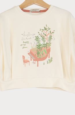 بلوز فاینریب جلو پیلی دار (ست با کد 10196)